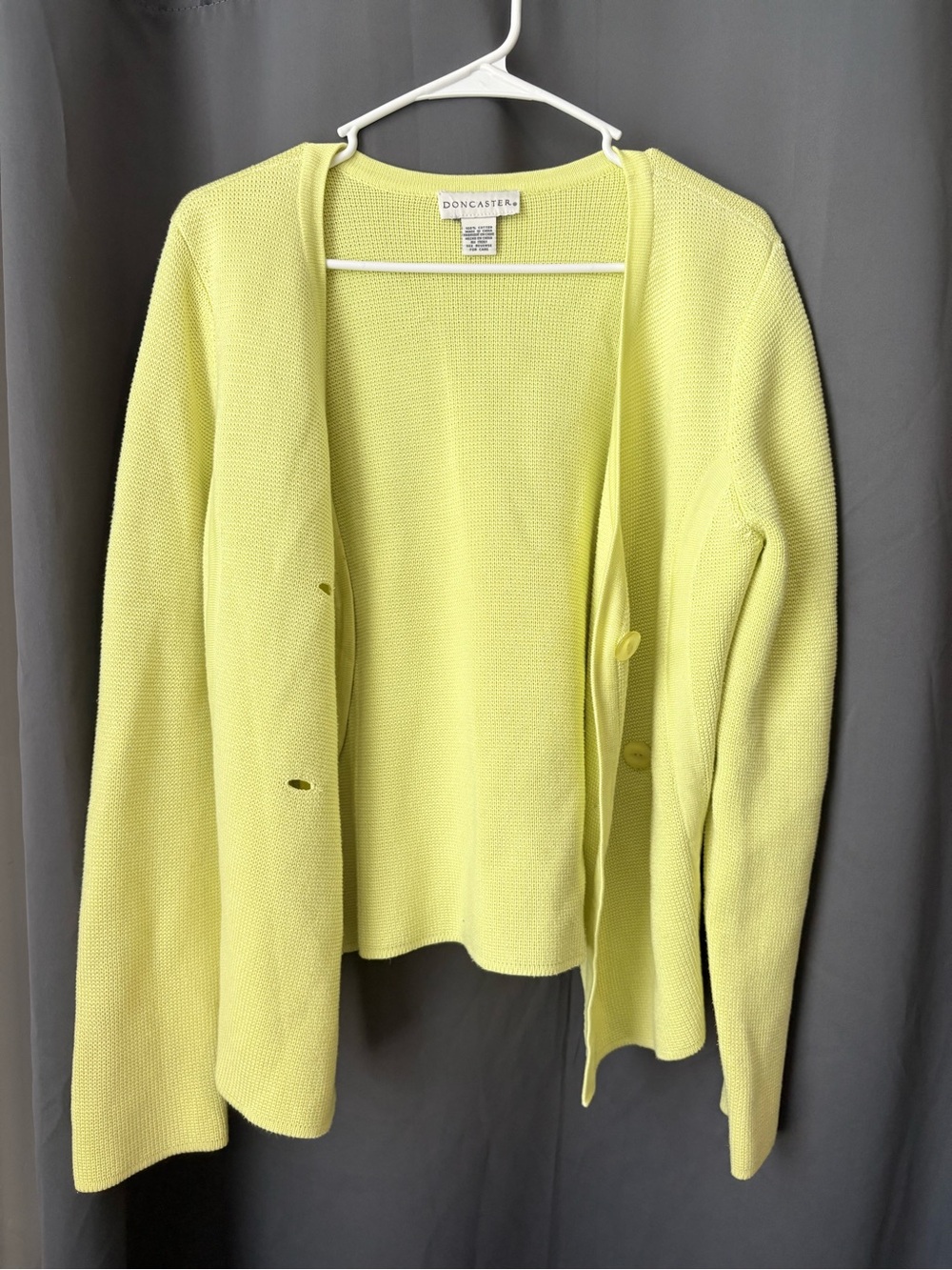 Women’s 100% cotton sweater cardigan
